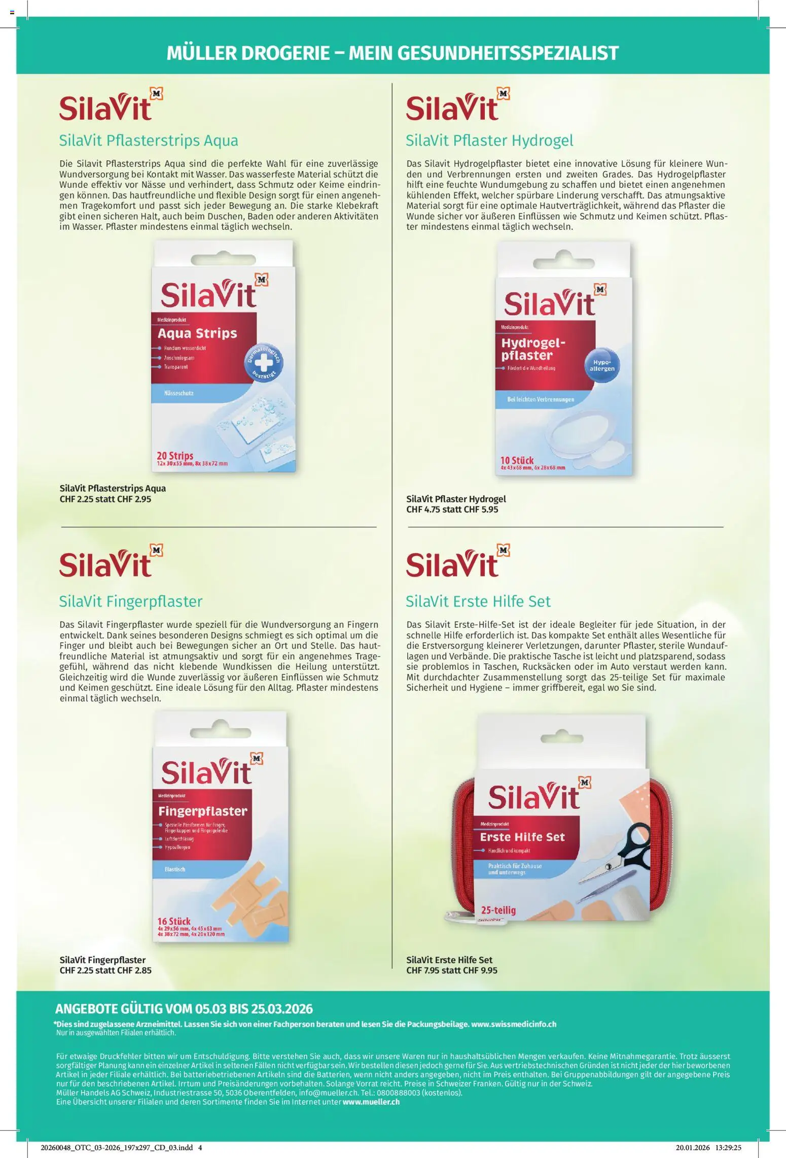 Müller aktionen Gesundheit – gültig ab 05.03.2026 | Seite: 4 | Produkte: Tasche