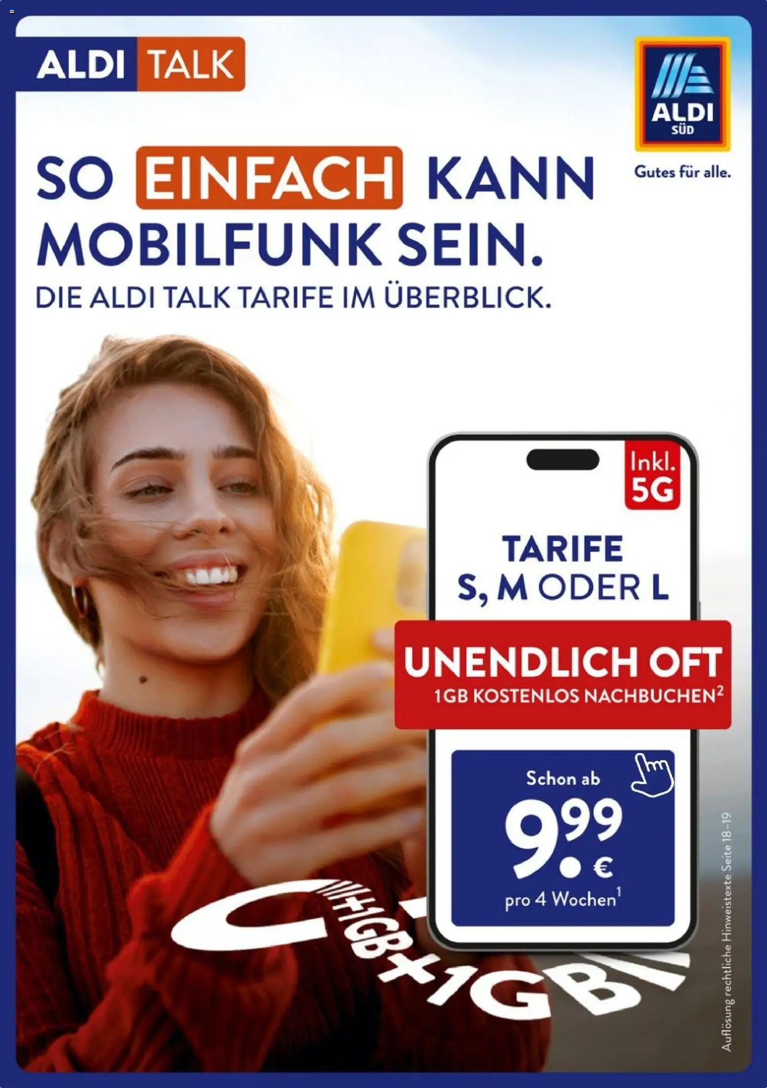 Aldi Süd Talk  – gültig ab 07.11.2025 | Seite: 1