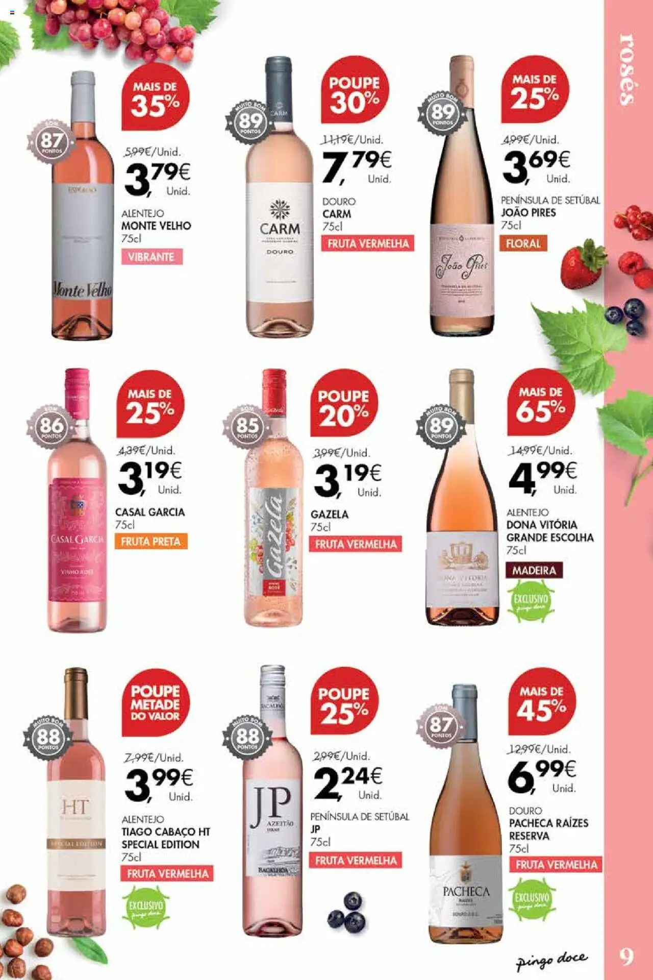 Pingo Doce - Vinhos e Sabores de Portugal Madeira │ válido de 09.09.2025 | Página: 9 | Produtos: Pão, Vinho