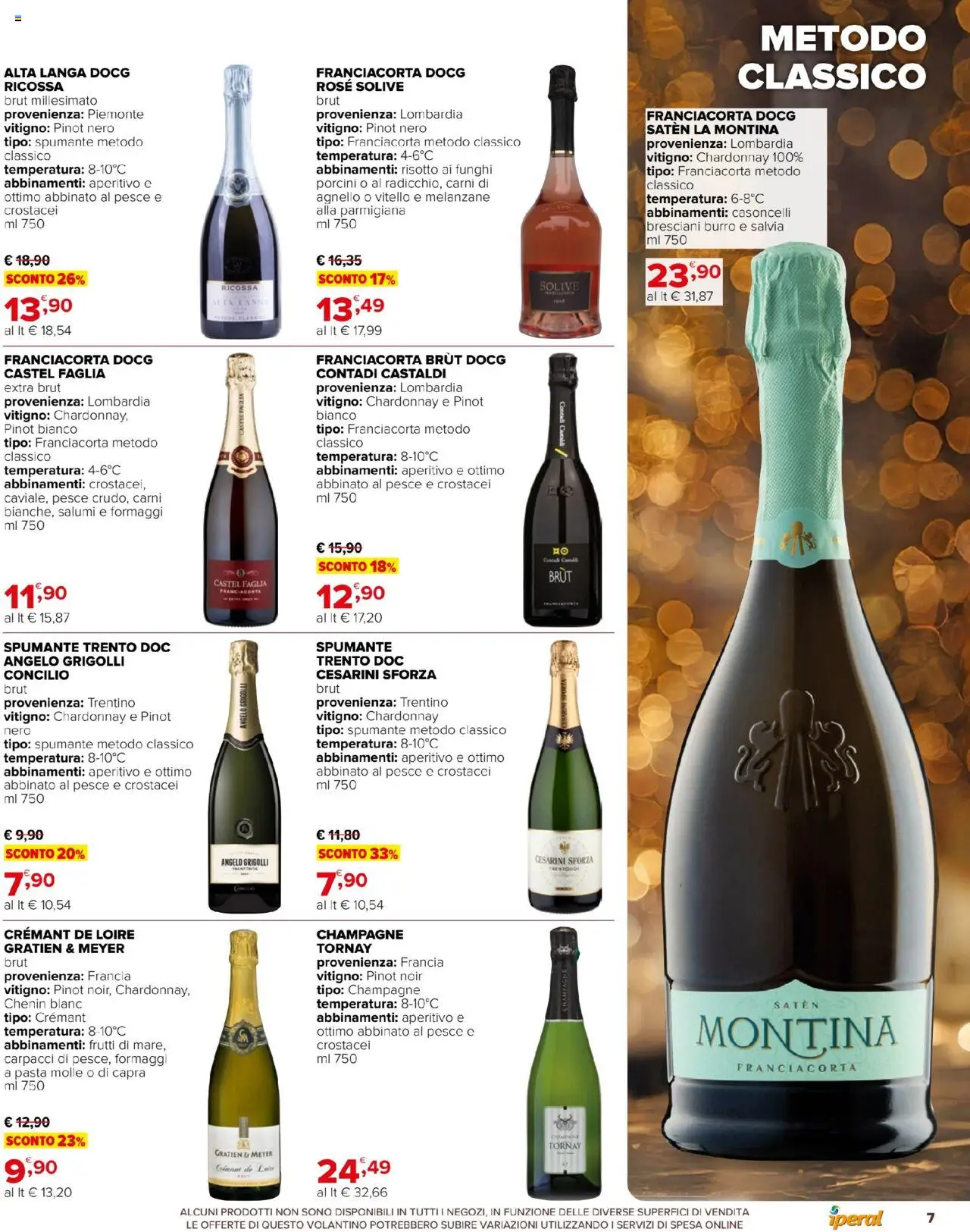 Volantino Iperal del 01.10.2025 | Pagina: 7 | Prodotti: Burro, Champagne, Melanzane, Agnello