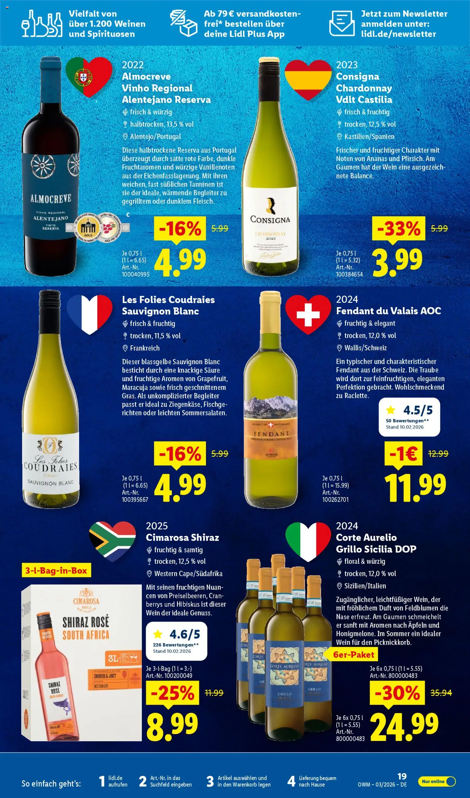 Lidl - Prospekt – gültig ab 01.03.2026 | Seite: 19 | Produkte: Duft, Ananas, Wein