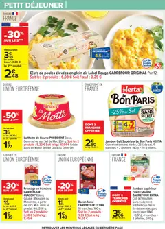 Carrefour - Prévisualisation de Carrefour catalogue semaine 50 valide à partir de 09.12.2025 | Page: 19 | Produits: Sel, Beurre, Fromage, Œufs