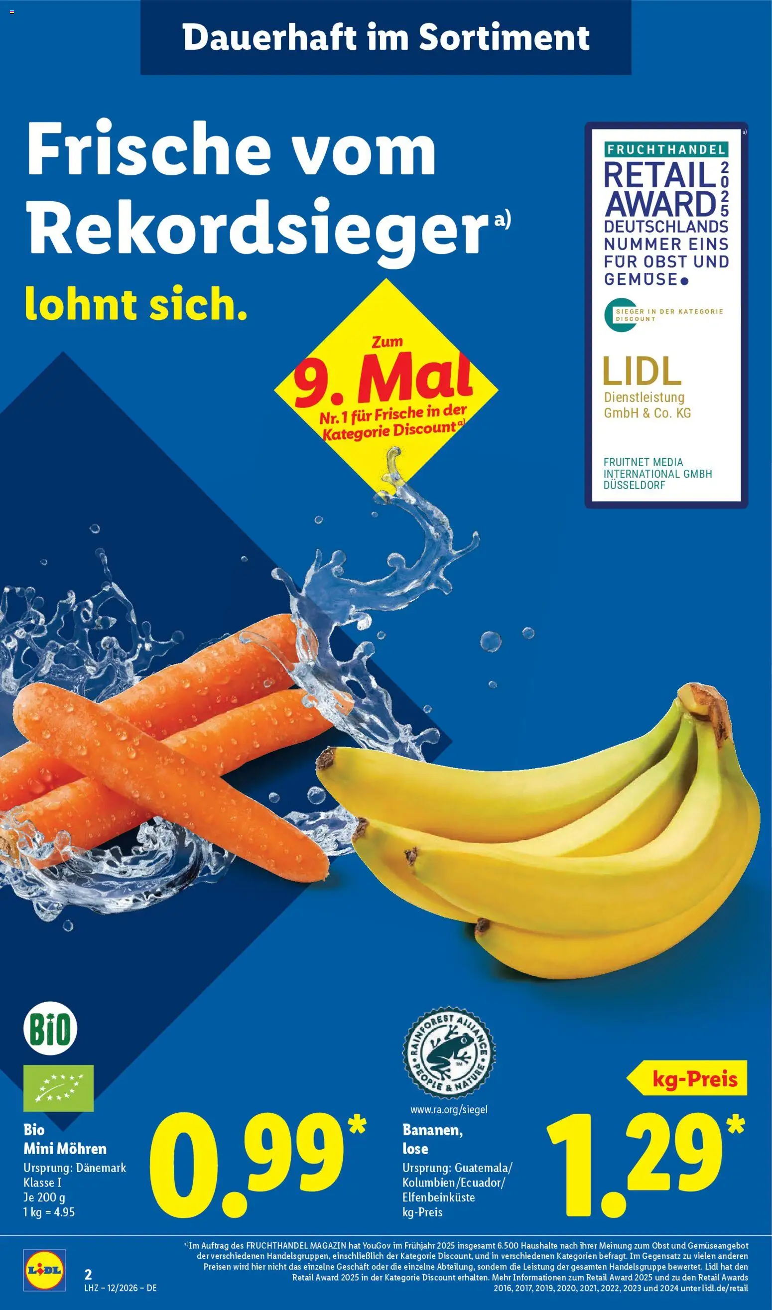 Lidl Prospekt Uffenheim – gültig ab 16.03.2026 | Seite: 4 | Produkte: Mohren, Gemüse, Obst