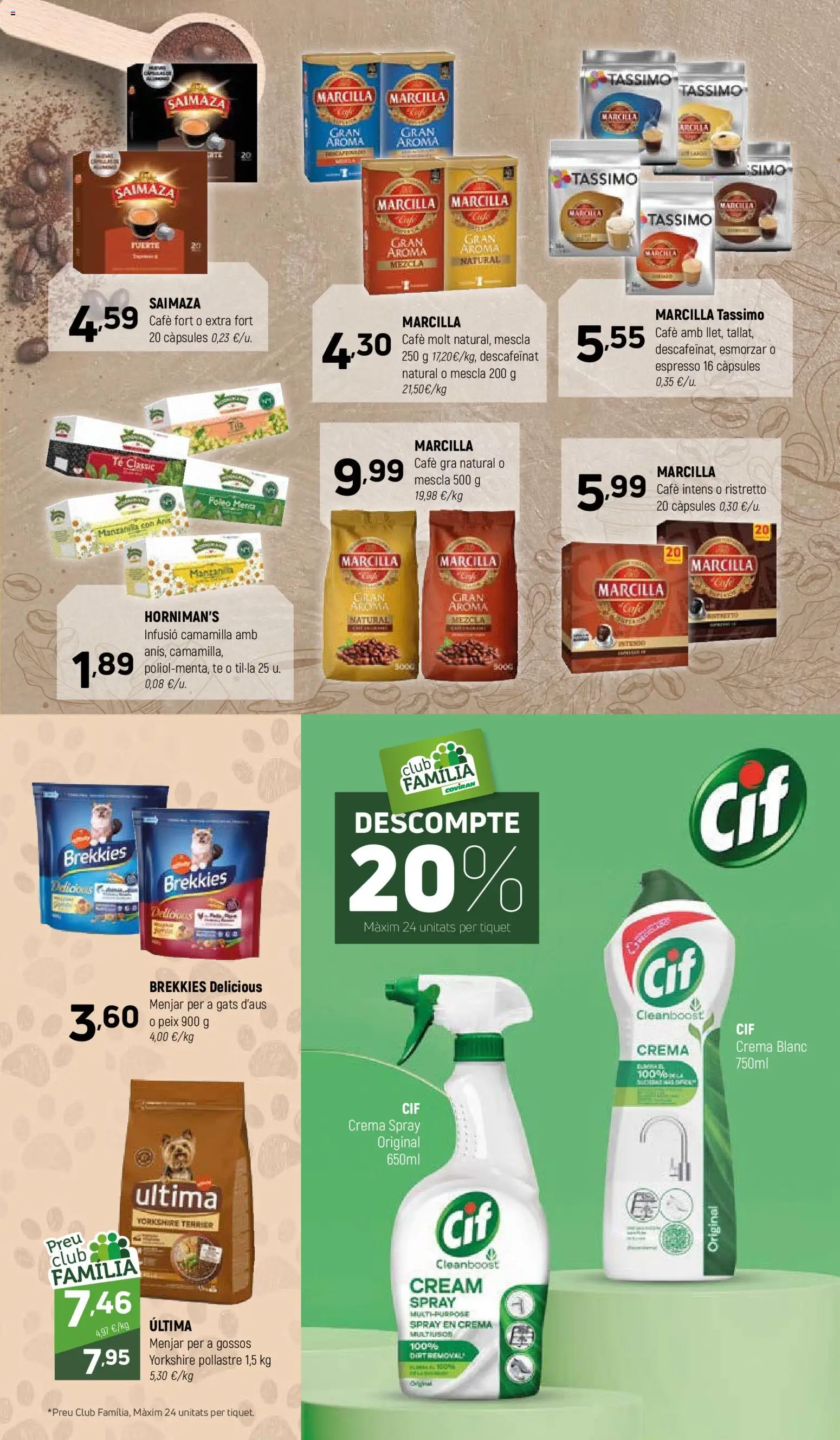 Coviran - Barcelona │ válido desde el 27.01.2026 | Página: 13 | Productos: Polvo, Café, Crema, Té