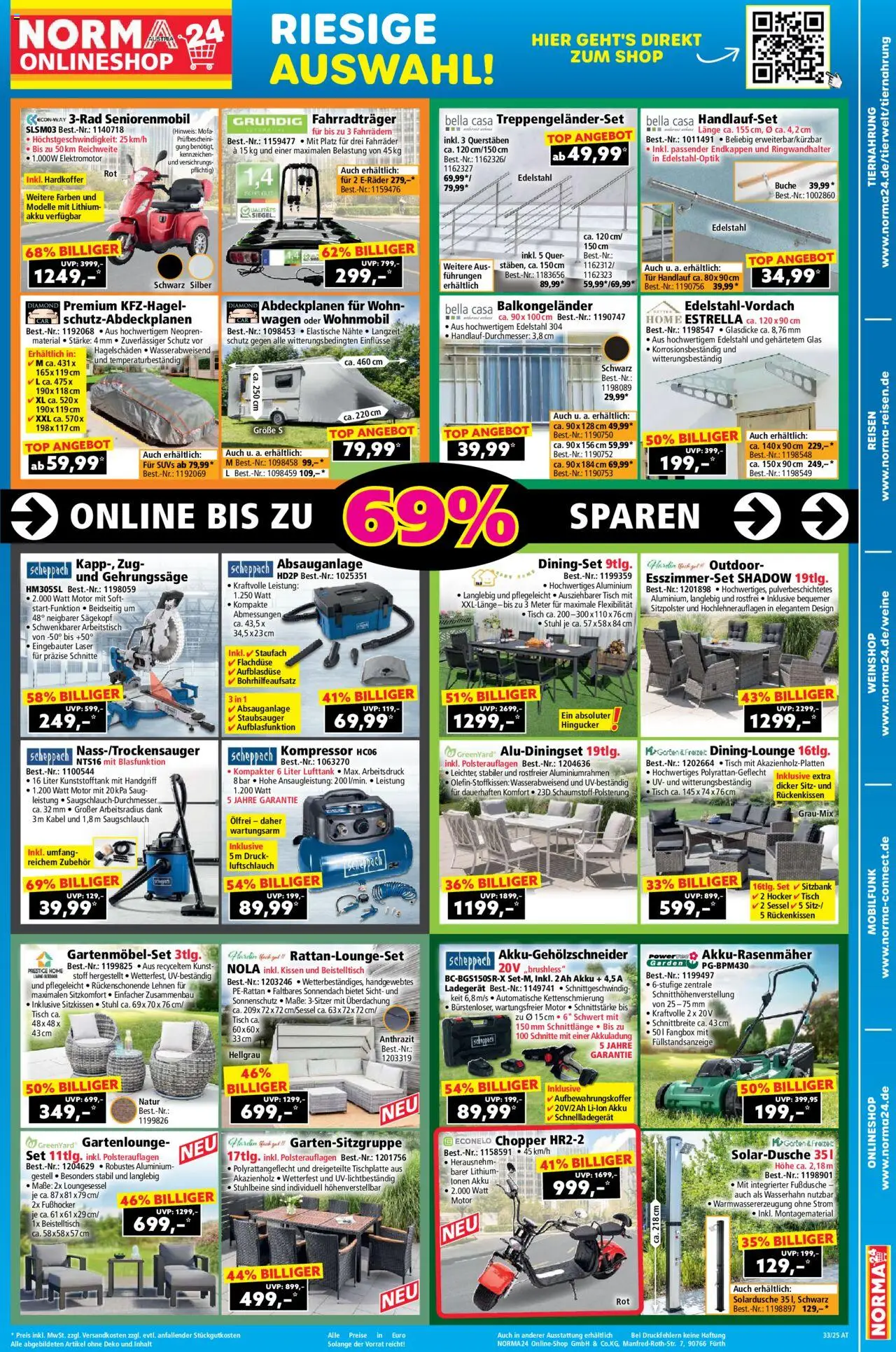 Norma Online Shop gültig ab 11.08.2025 | Seite: 3 | Produkte: Kabel, Sessel, Tisch, Arbeitstisch