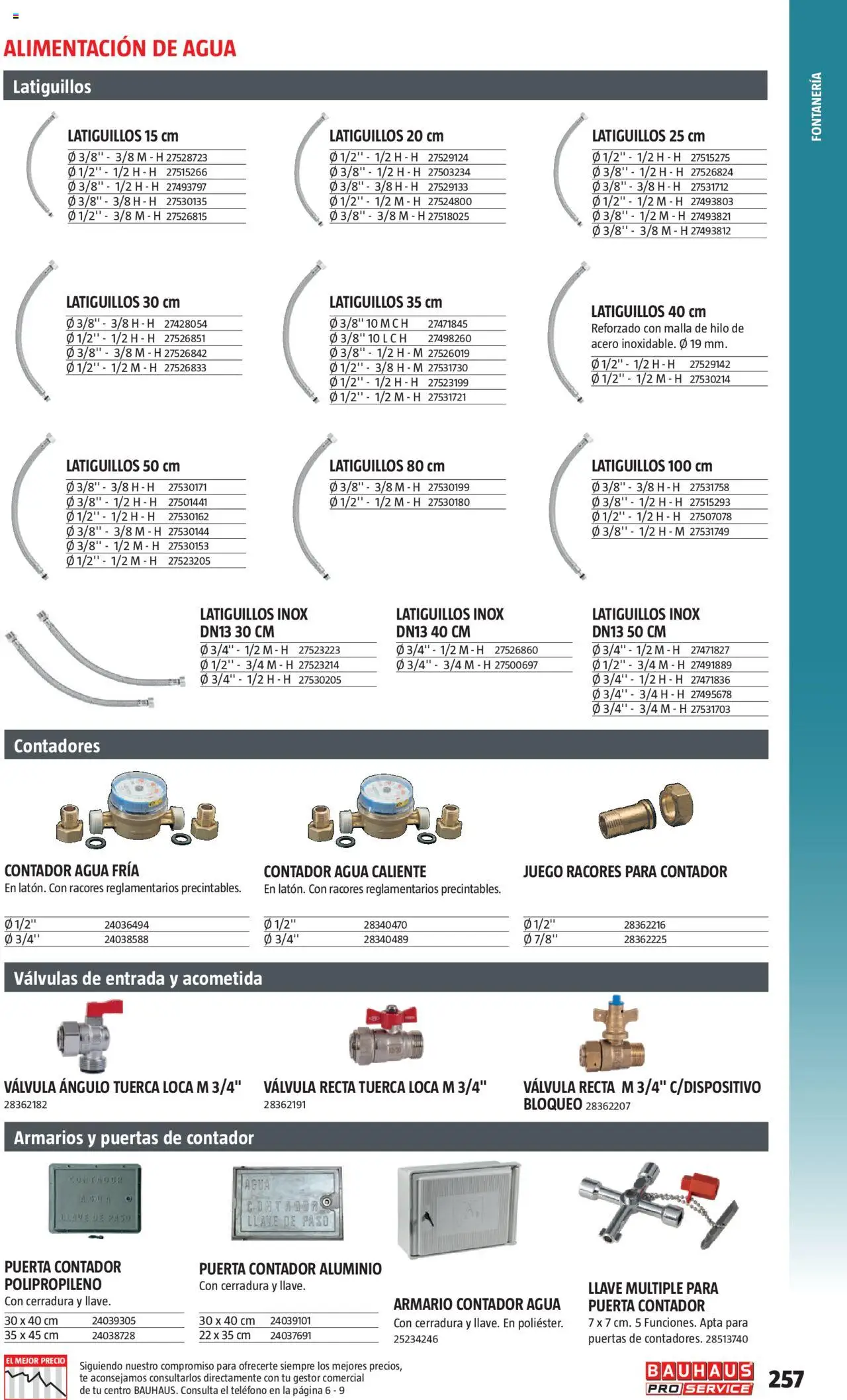Bauhaus - ProService  │ válido desde el 24.02.2025 | Página: 257 | Productos: Té, Teléfono, Armario