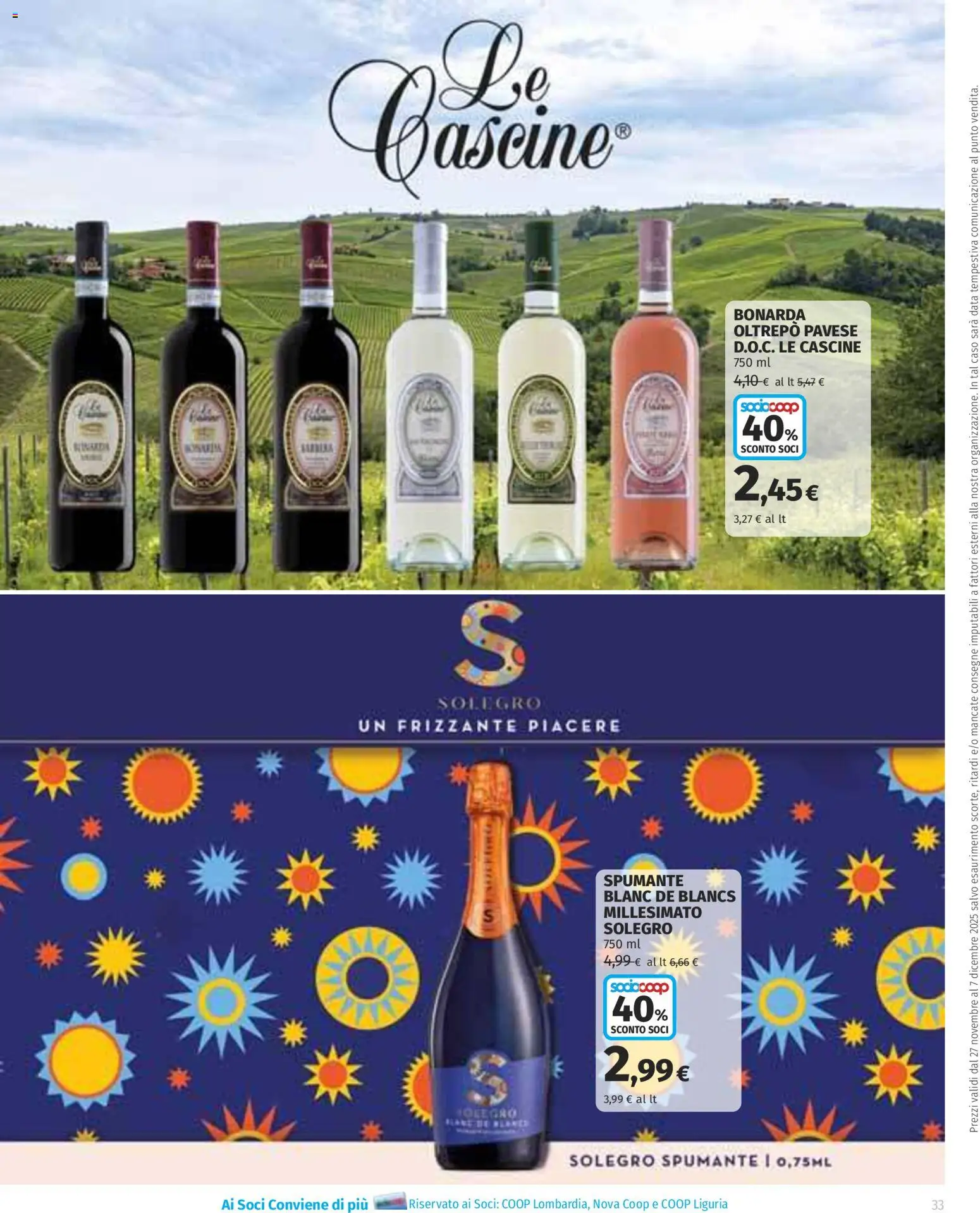 Volantino COOP del 27.11.2025 | Pagina: 33 | Prodotti: Spumante