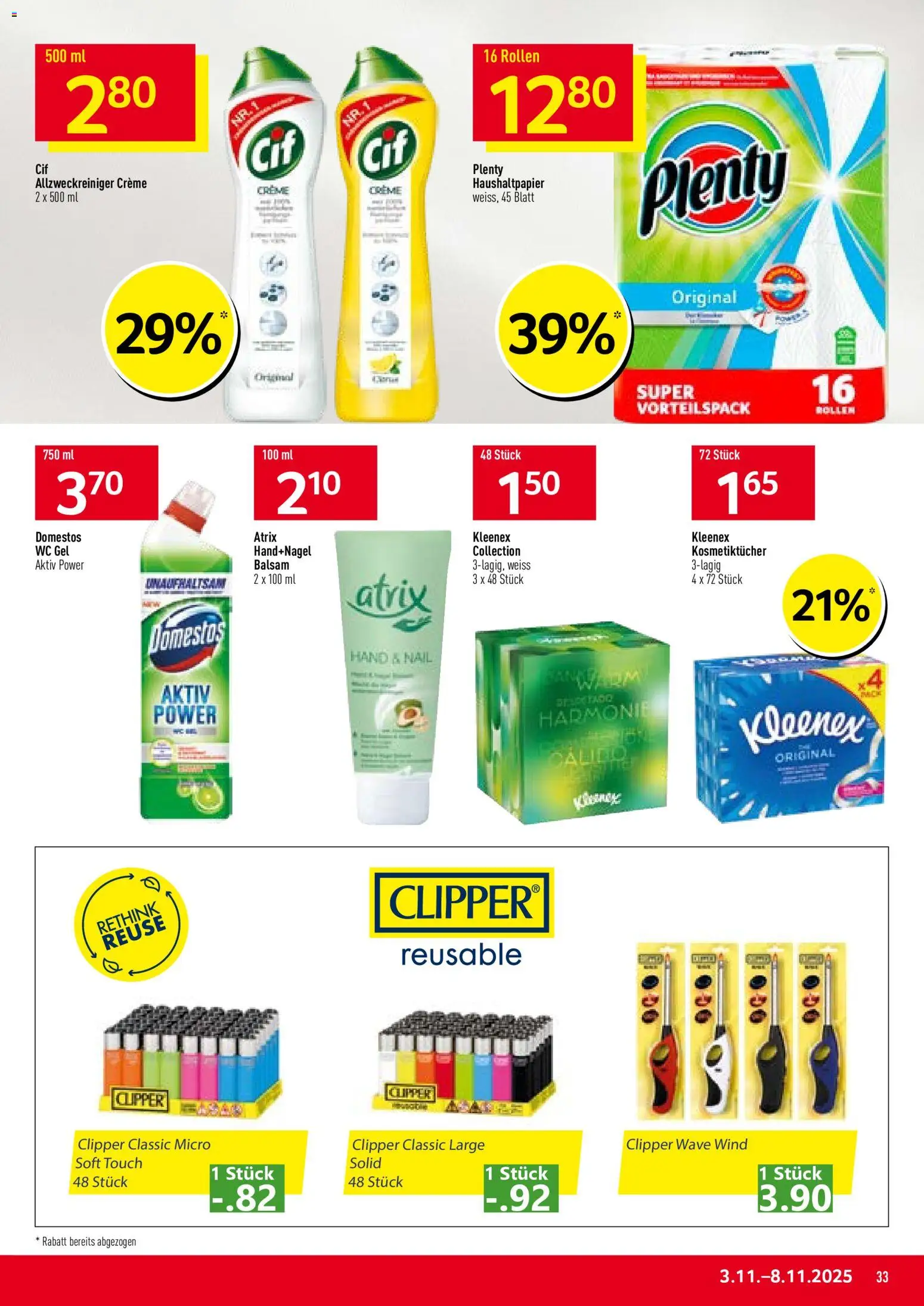 Prodega Aktionen – gültig ab 03.11.2025 | Seite: 33 | Produkte: Creme