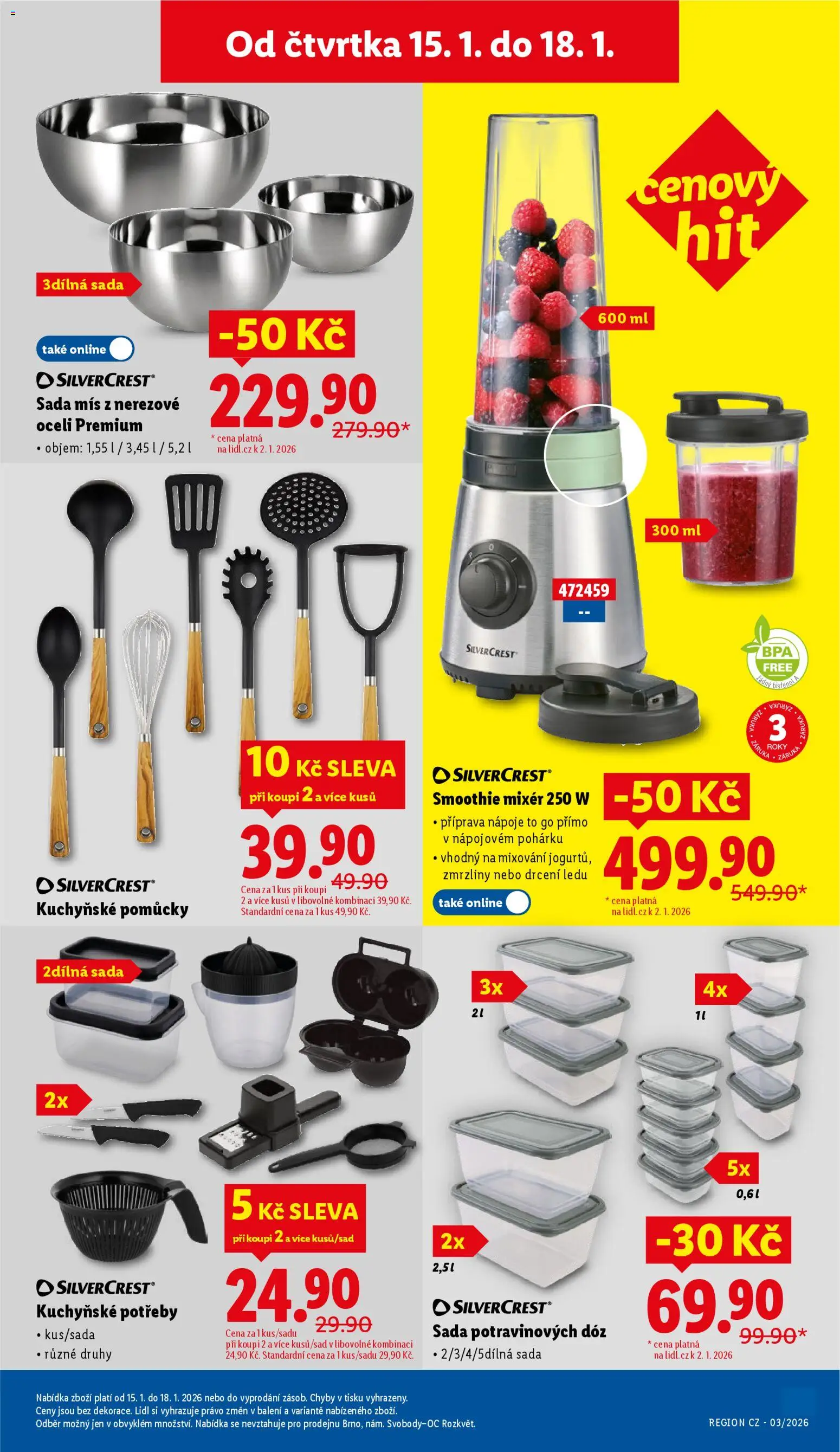 Lidl leták - Spotřební zboží od 12.01.2026 | Strana: 21 | Produkty: Smoothie, Mixér, Smoothie maker, Miš