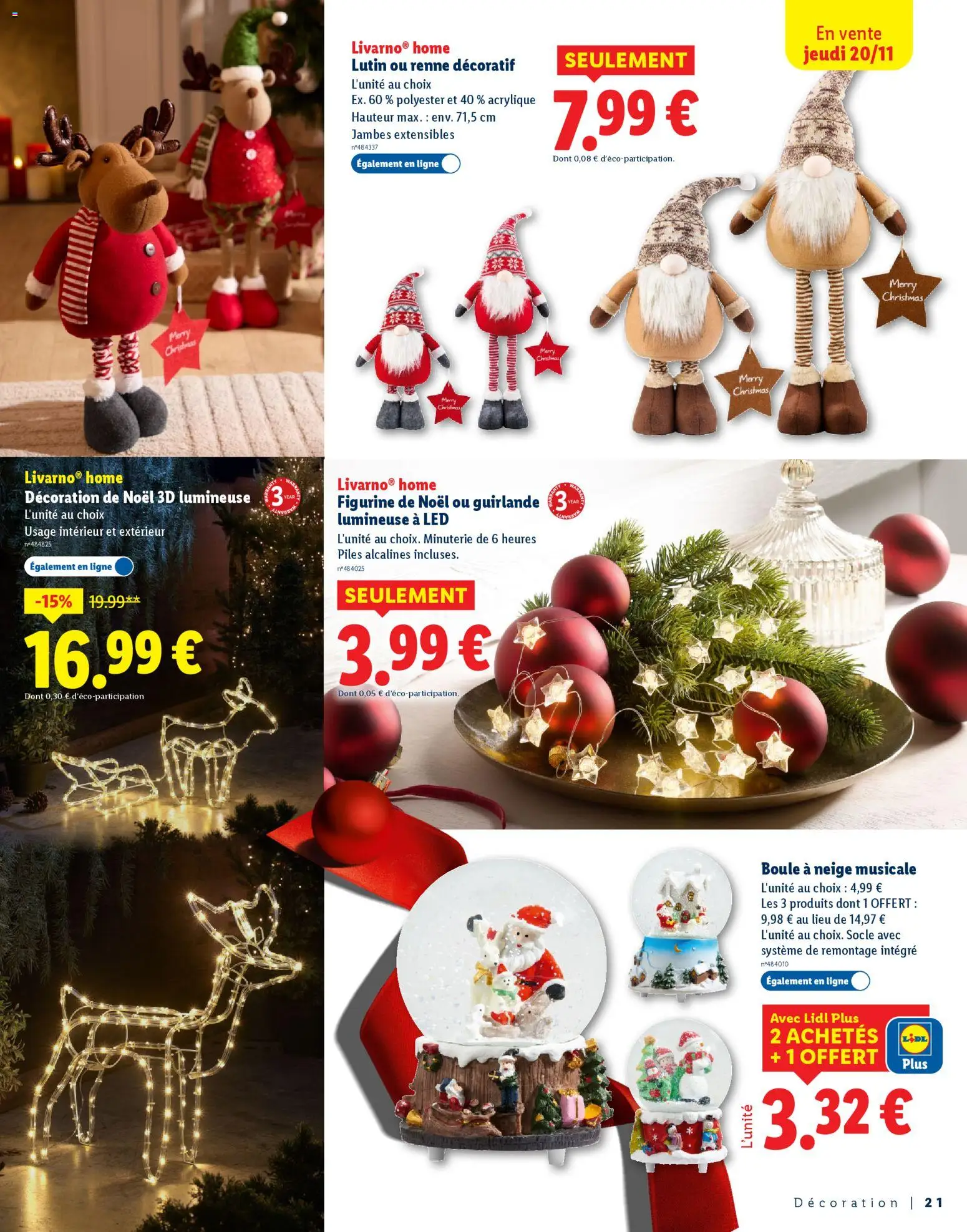 {H1} | Page: 21 | Produits: Guirlande lumineuse, Decoration de noel, Piles