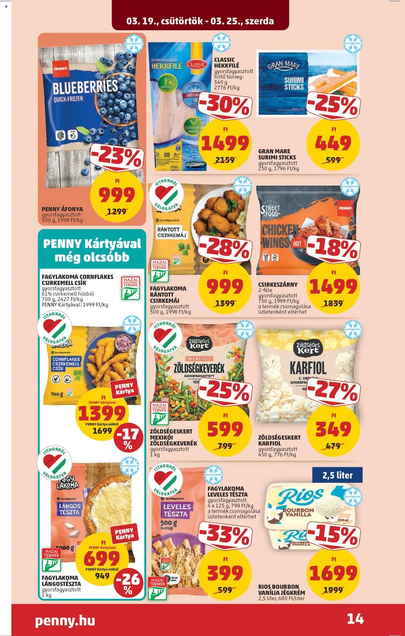 PENNY akciós ujság - amely érvényes a következő dátumtól: 19.03.2026 | Oldal: 18