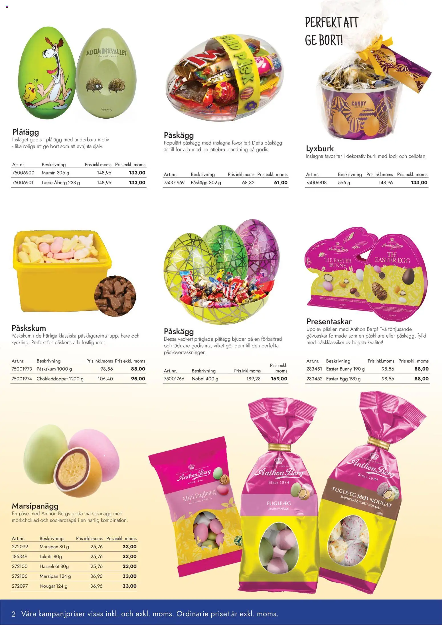 Lyreco reklamblad aktuell från 01.04.2026 | Sida: 2 | Produkter: Lakrits, Godis