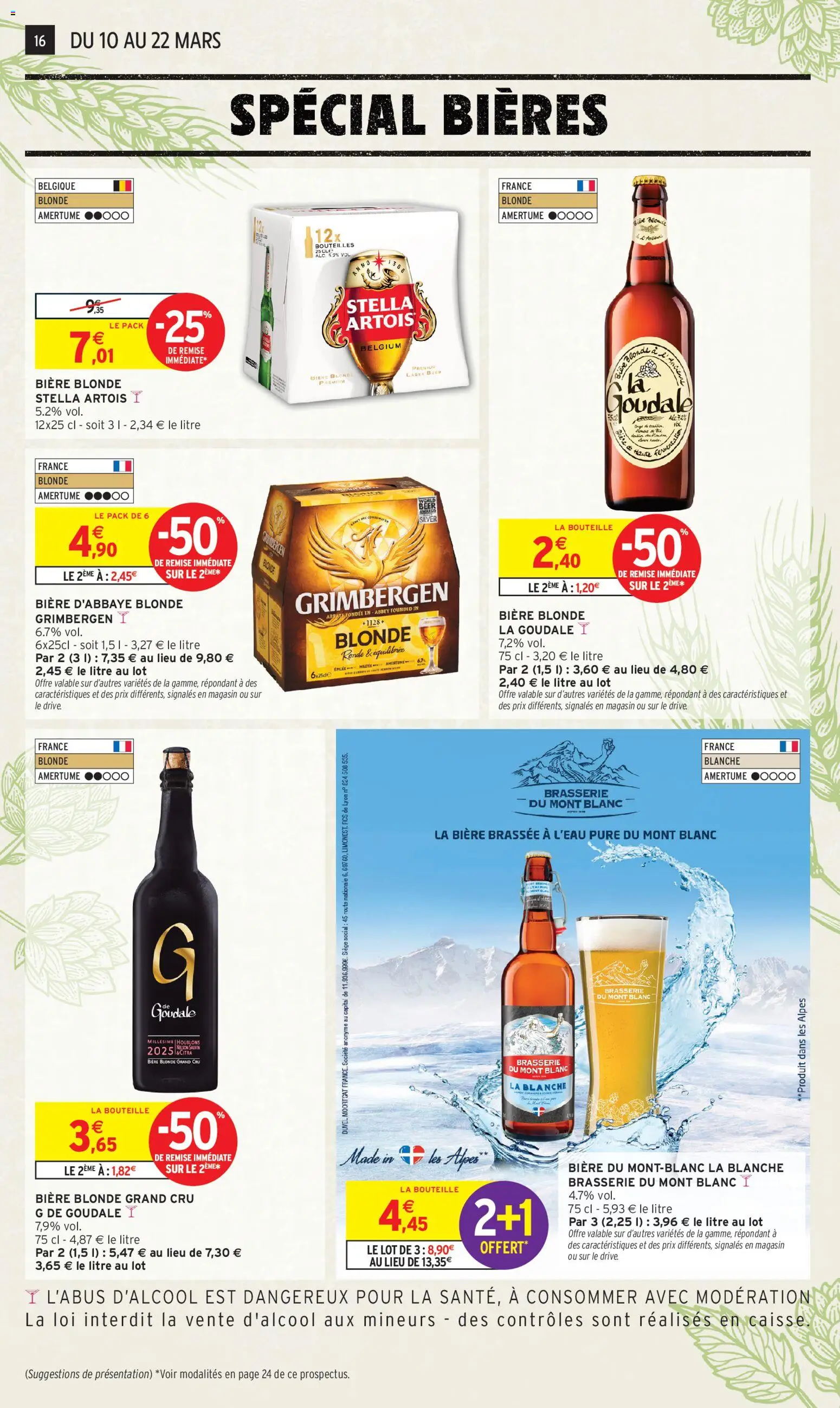 {H1} | Page: 16 | Produits: Goudale, Biere blonde la goudale, Bière blonde, Bière