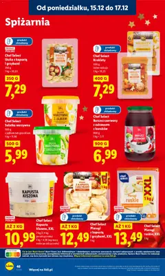 Pogląd oferty "Kapusta kiszona, Kapusta kiszona, XXL, 3 kg (2,4 kg po odsączeniu)" - ważna od 15.12.2025 | Strona: 48