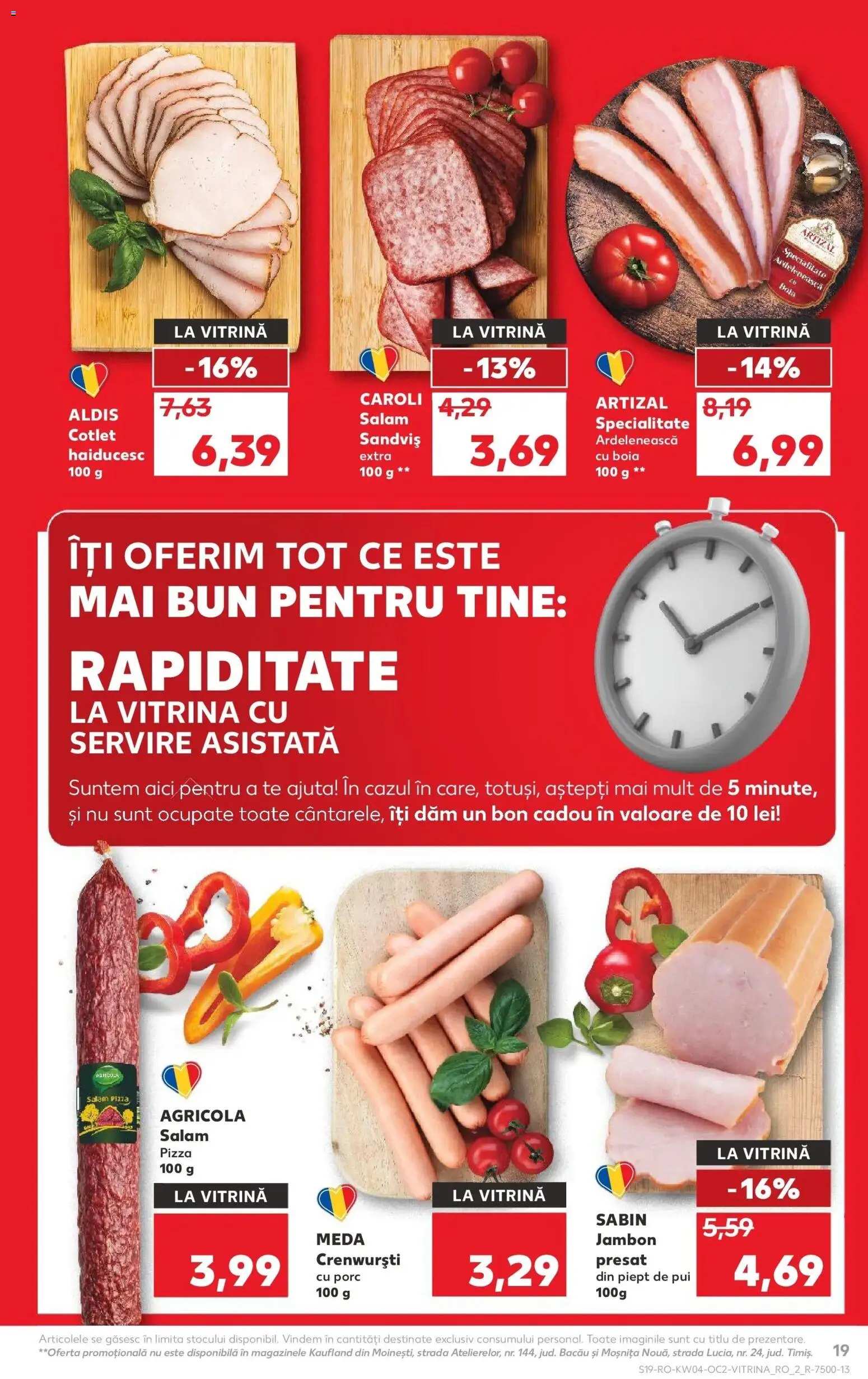 Noul catalog Kaufland – valabil de la 21.01.2026 | Pagină: 19 | Produse: Lait de coco, Vitrină, Salam, Pizza