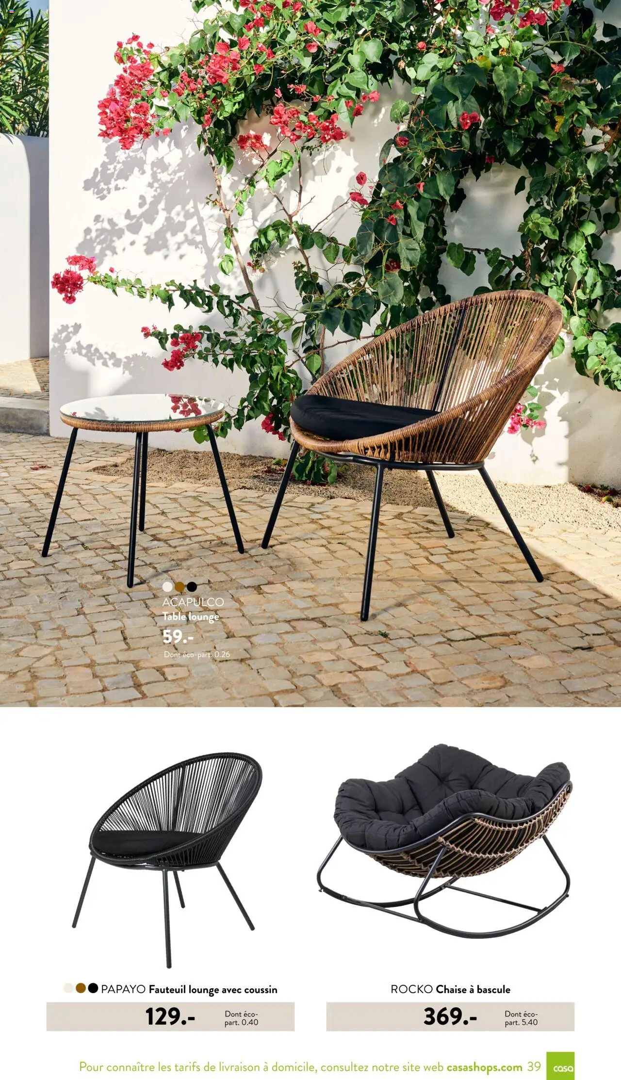  | Page: 39 | Produits: Fauteuil, Table, Chaise