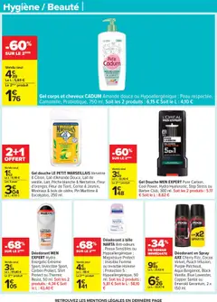  | Page: 65 | Produits: Pêche, Déodorant, Lait, Géranium