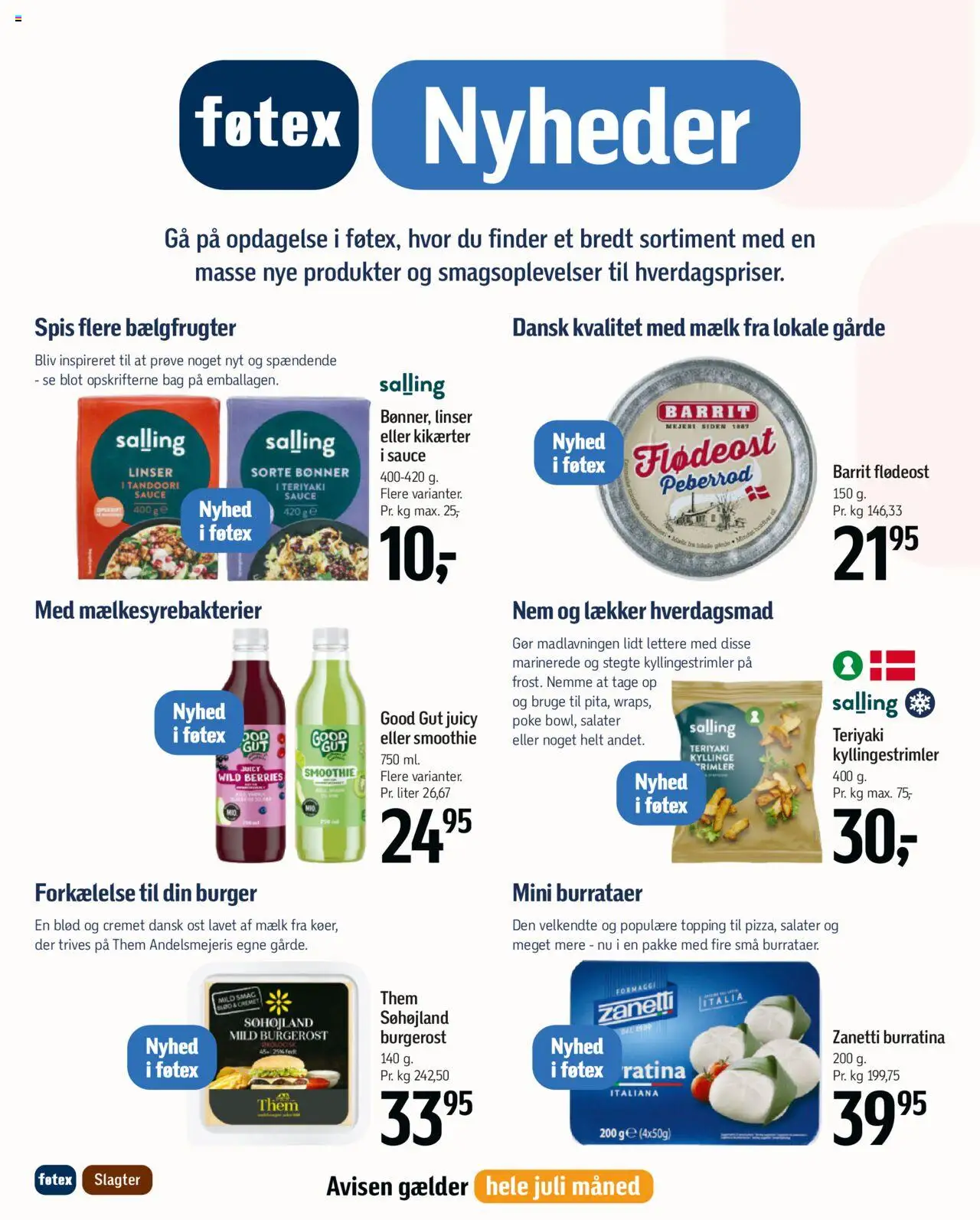 Føtex Tilbudsavis gyldig fra 27.06.2025 | Side: 26 | Produkter: Ost, Bønner, Cebola, Peberrod