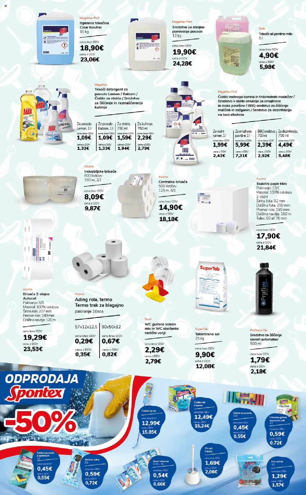 Ahac katalog │ velja od 01.07.2025 | Stran: 27 | Izdelki: Toaletni papir, Gobica, Milo, Gobice