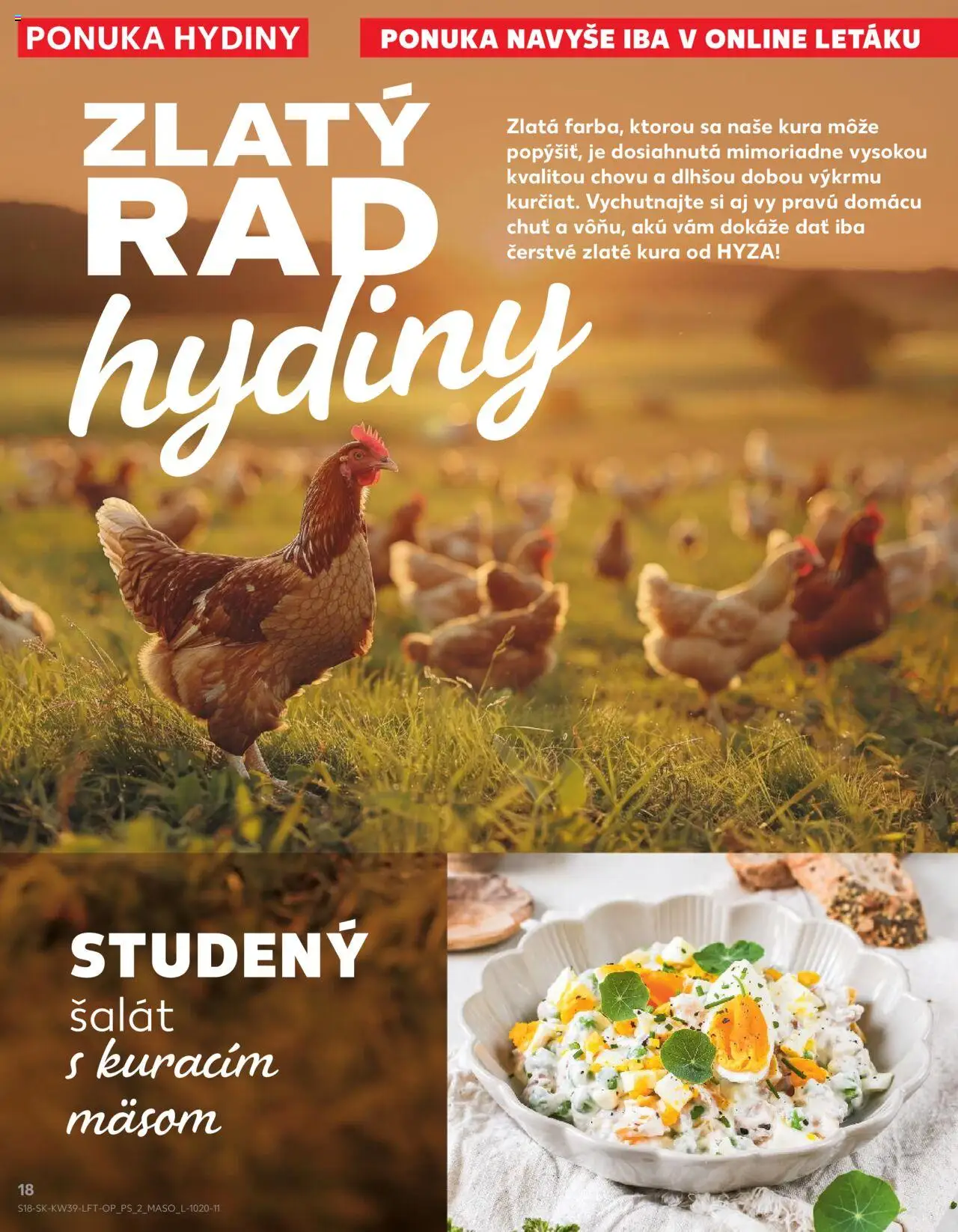 Nové Kaufland akcie – leták je platný od 25.09.2025 | Strana: 18 | Produkty: Aku, Šalát