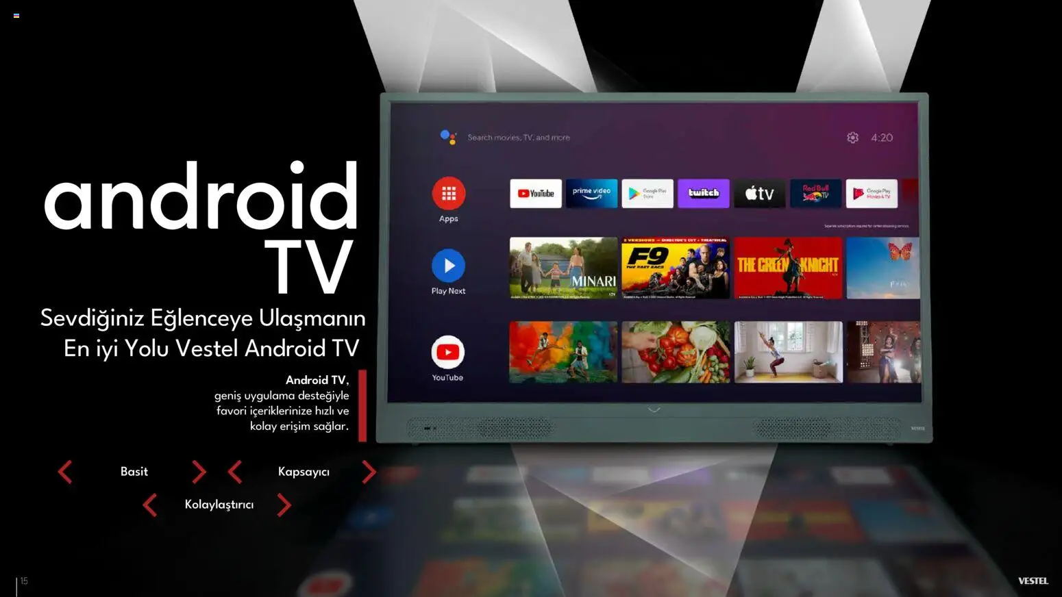 Vestel - Tüketici Elektroniği Katalog - 10.03.2026 tarihinden itibaren geçerlidir | Sayfa: 16 | Ürünler: TV, Video