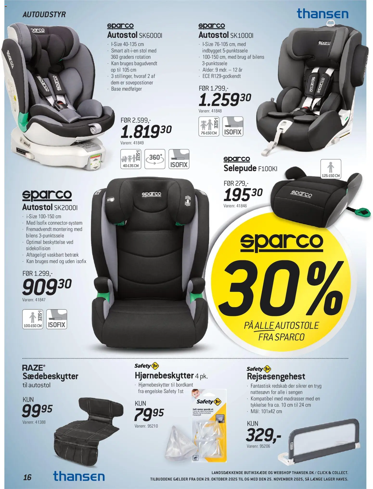 Thansen tilbudsavis – gyldig fra 29.10.2025 | Side: 16 | Produkter: Stol