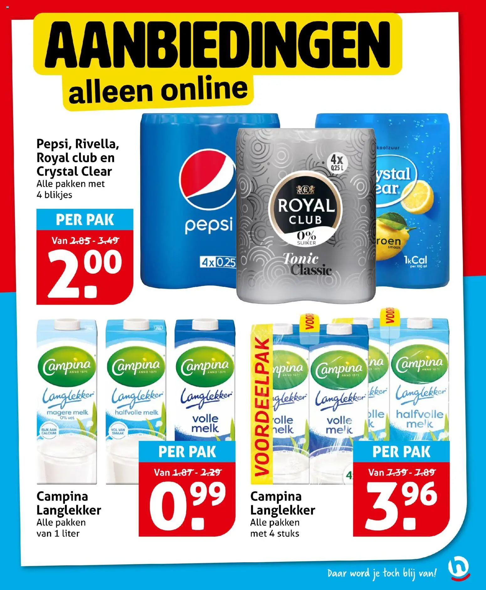 {H1} | Pagina: 27 | Producten: Melk, Waffelini, Pepsi, Magere melk