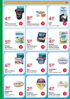 Pogląd oferty "Eurocash Gazetka - Katalog Artykułów Spożywczych" - ważna od 19.10.2025 | Strona: 5 | Produkty: Ser pleśniowy, Serek president, Serek, Czekolada