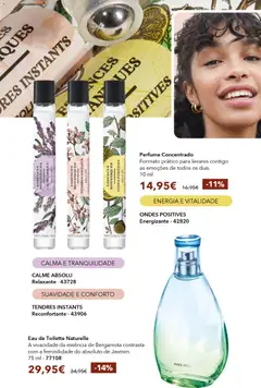 Pré-visualização Perfume Concentrado, Formato prático para levares contigo as emoções de todos os dias. 10 ml válido de 19.02.2026 | Página: 42 | Produtos: Perfume, Eau de toilette