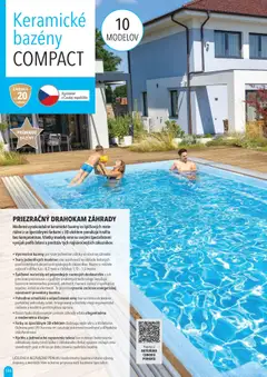 Keramické bazény COMPACT, Moderné vysokoodolné keramické bazény zo špičkových materiálov a so špeciálnymi farbami s 3D efektom ponúkajú kvalitu bez kompromisov. Všetky modely sme so svojimi špecialistami vyvíjali podľa želaní a predstáv tých najnáročnejších zákazníkov. │ platný od 28.03.2025 | Strana: 124 | Produkty: Bazény, Bazén
