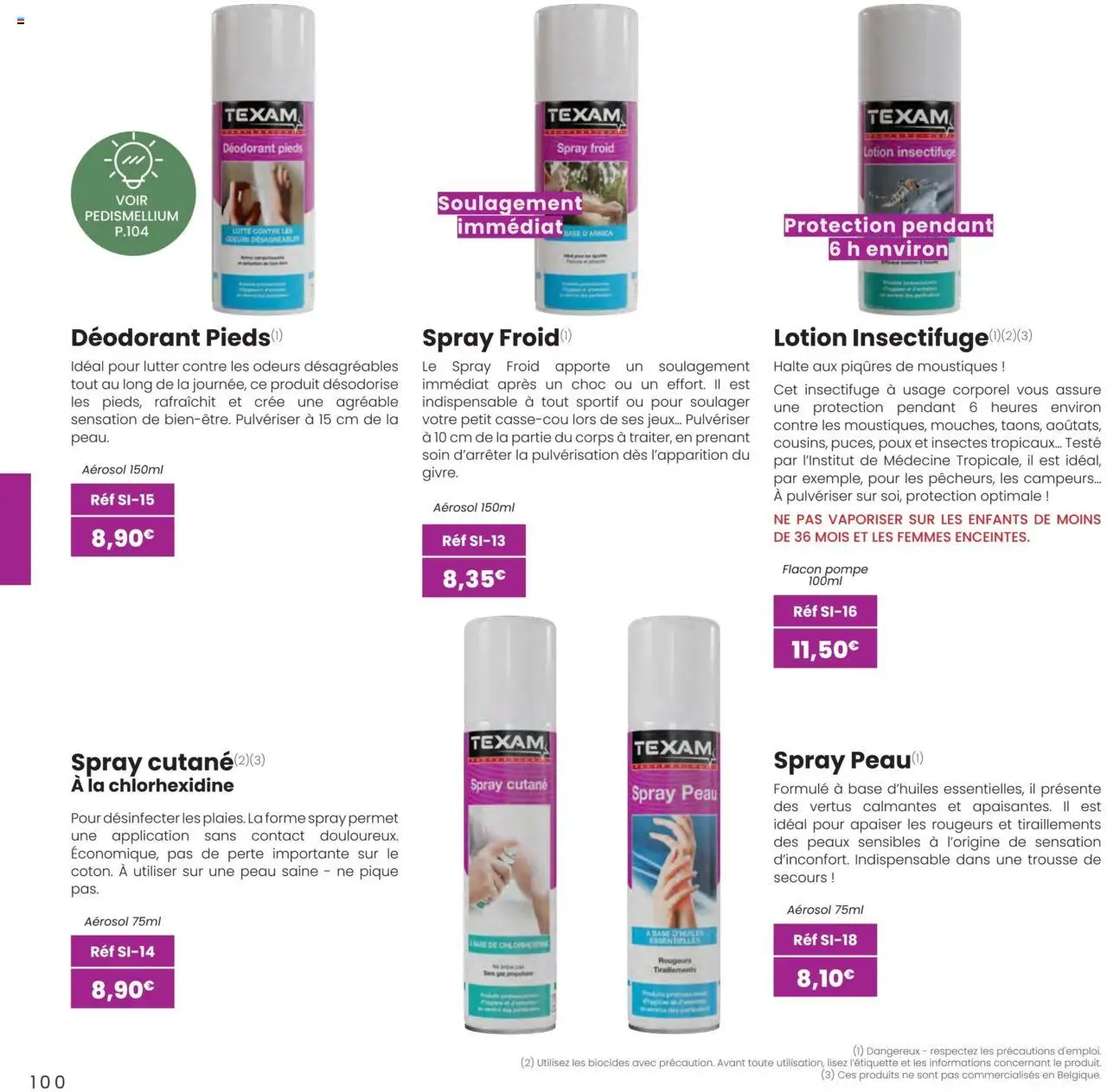 {H1} | Page: 100 | Produits: Base, Déodorant, Jeux