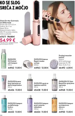 Oriflame katalog akcije – veljaven od 08.10.2025 | Stran: 132 | Izdelki: Suhi šampon za lase, Krtaca, Maska, Torbica