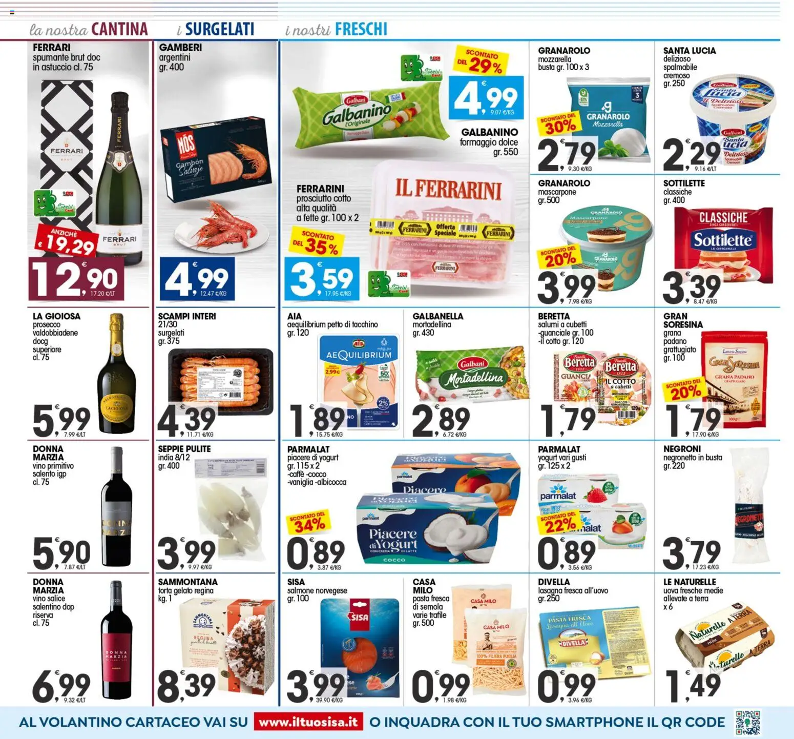 Volantino SISA del 05.12.2025 | Pagina: 5 | Prodotti: Gelato, Prosciutto, Guanciale, Terra
