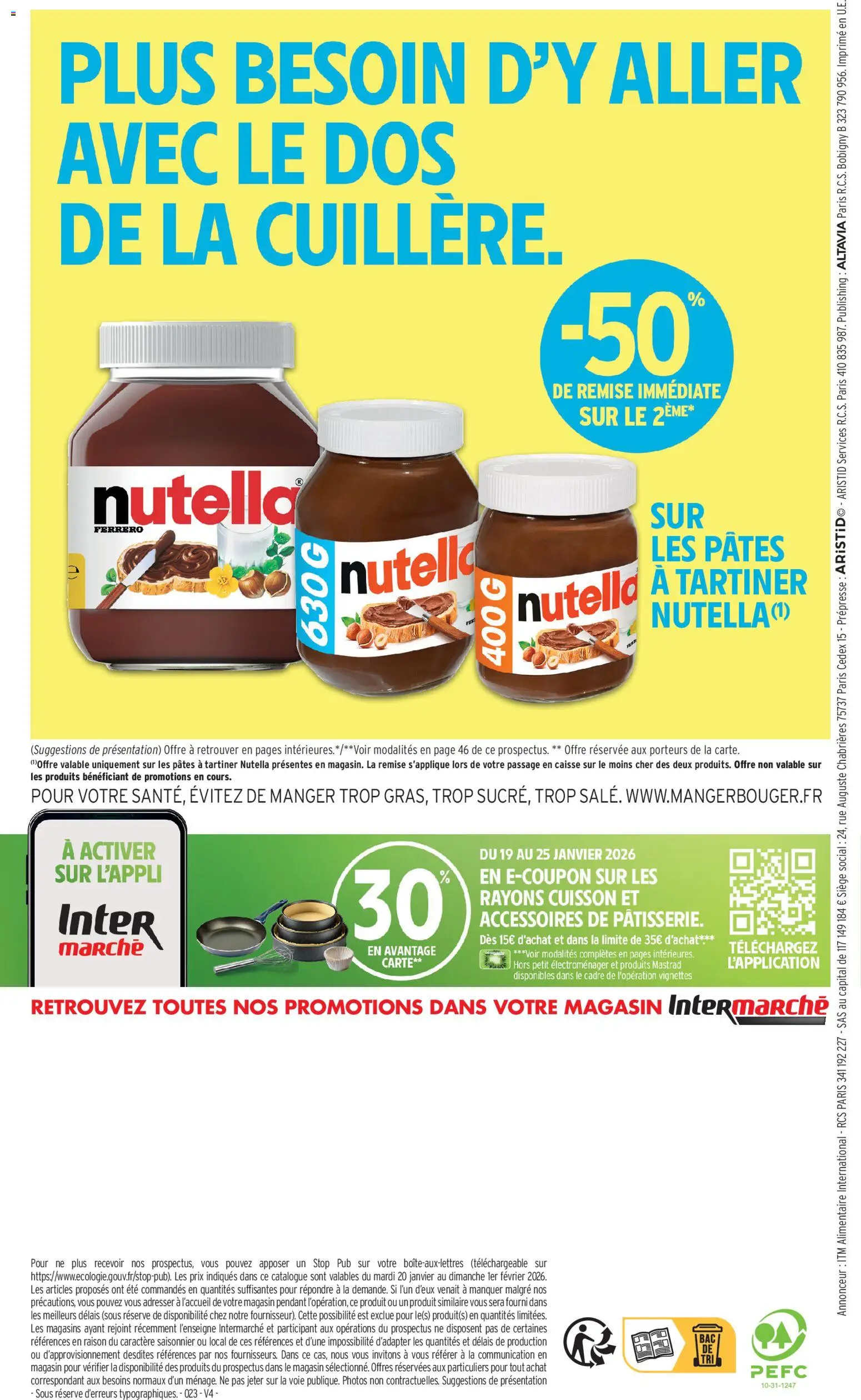 {H1} | Page: 52 | Produits: Petit électroménager, Nutella, Pâtes, Cadre