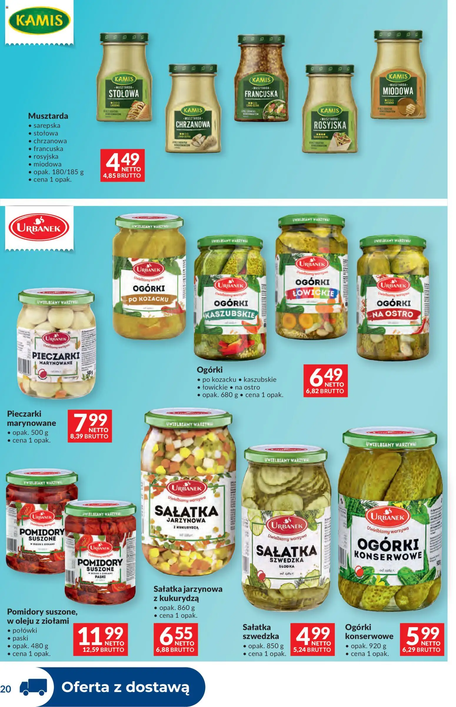 Makro gazetka - Dystrybucja do sklepów od 14.04.2026 | Strona: 20 | Produkty: Kukurydza, Sałatka, Warzywa, Ogórki konserwowe