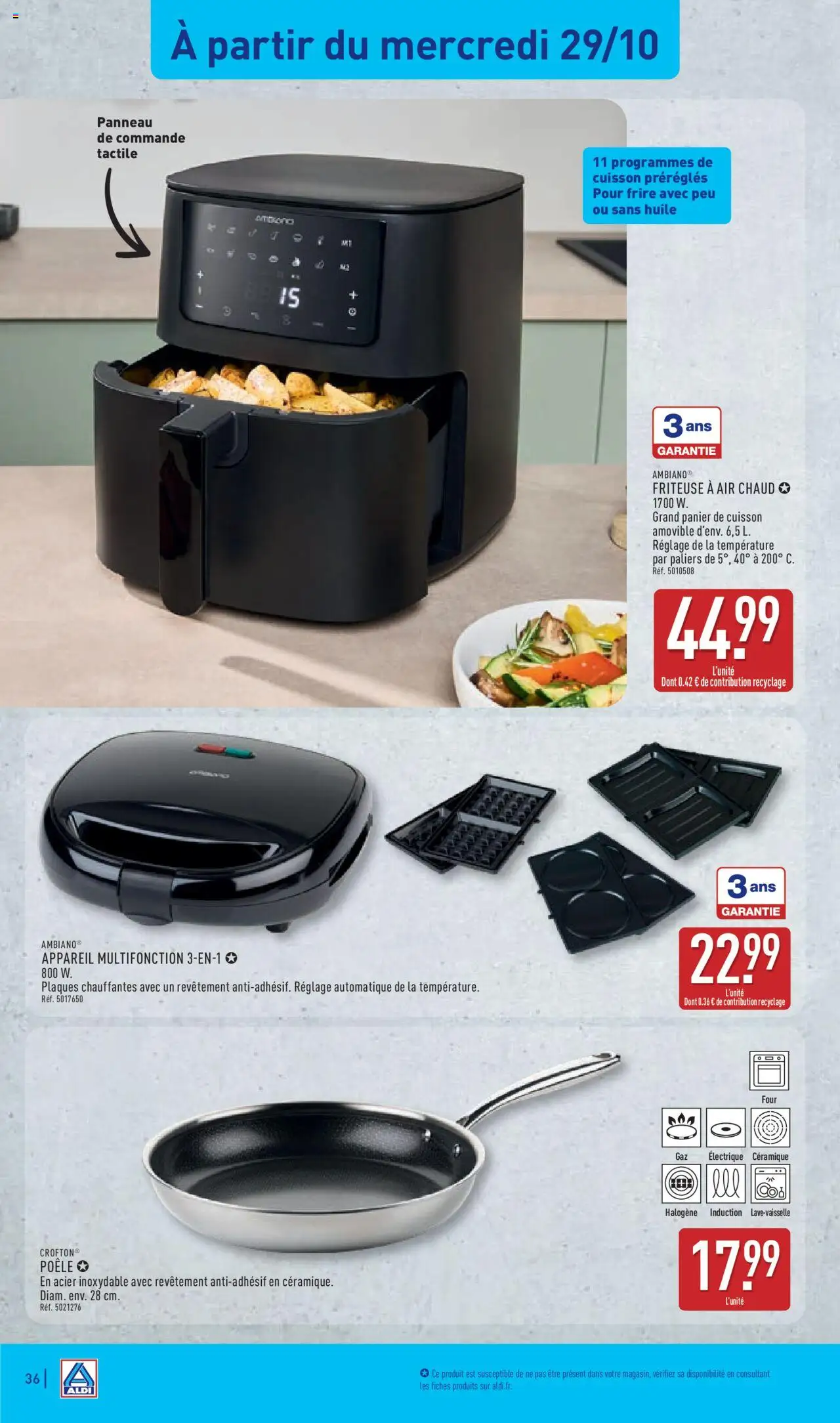 {H1} | Page: 40 | Produits: Four électrique, Poêle, Friteuse, Panier