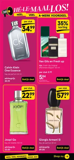 Etos - Folder - Voorbeeld van een folder van Etos, geldig van 20.10.2025 | Pagina: 70 | Producten: Kan, Parfum, Eau de toilette