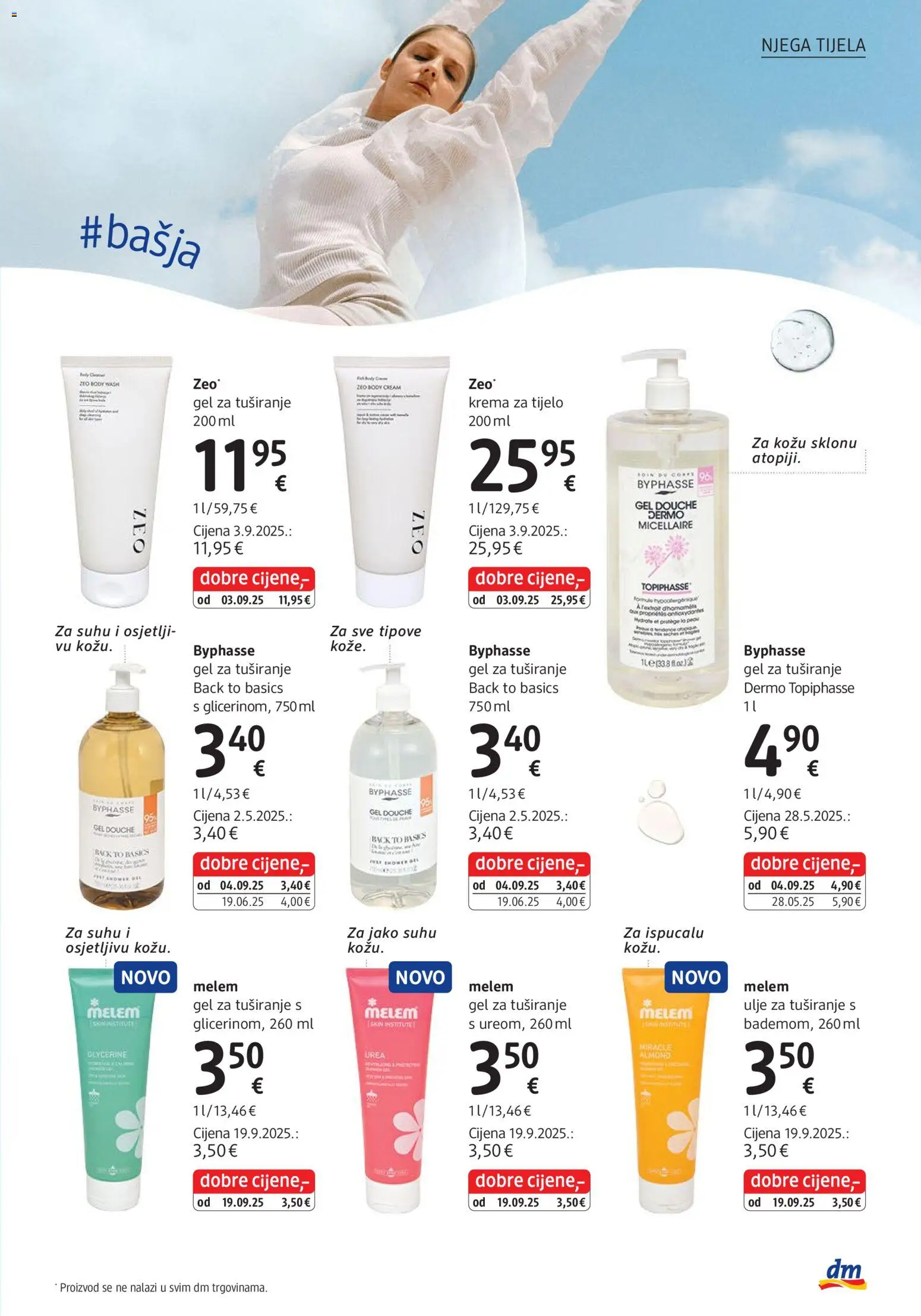 DM katalog | vrijedi od 03.11.2025 | Stranica: 13 | Proizvodi: Ulje, Krema za tijelo, Gel za tuširanje, Melem