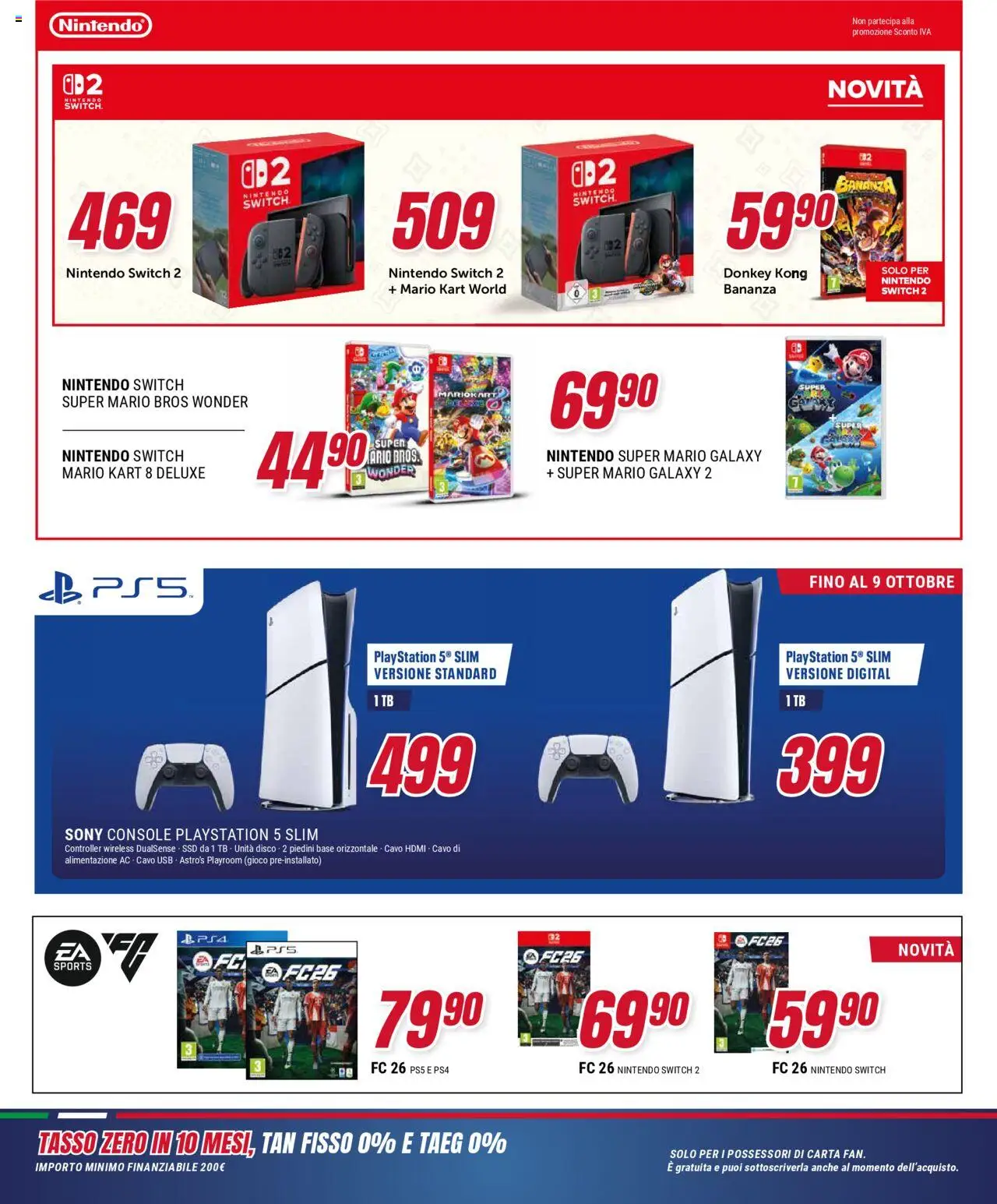 Volantino Trony del 02.10.2025 | Pagina: 36 | Prodotti: Cavo, Playstation, Gioco