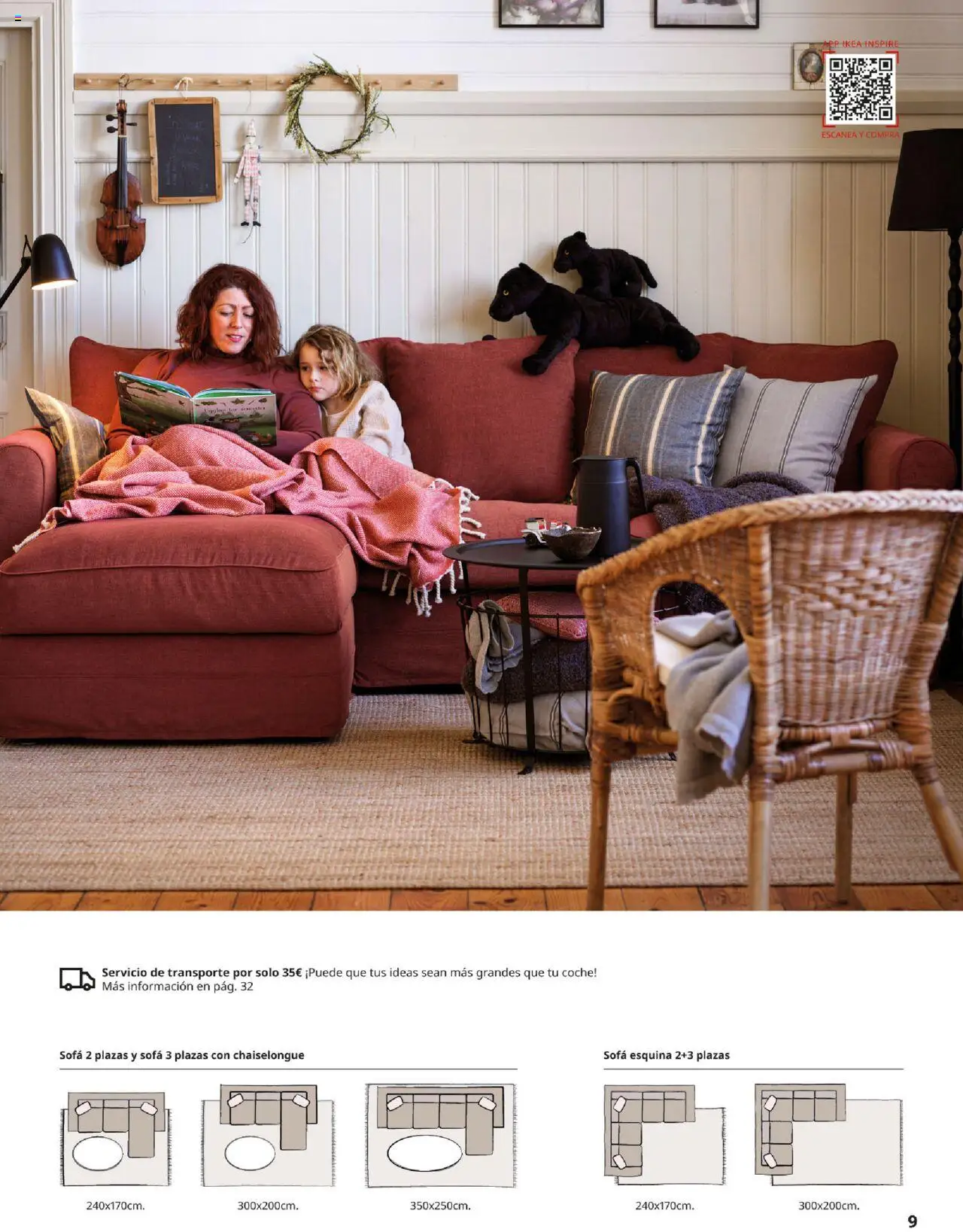 Catálogo IKEA Alfombras │ válido desde el 04.02.2025 | Página: 9 | Productos: Sofá
