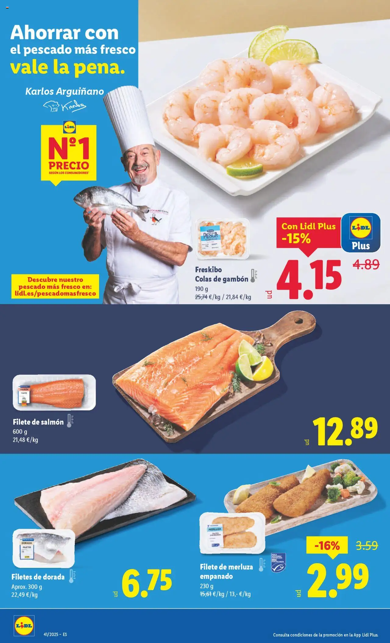Lidl catálogo MAD │ válido desde el 06.10.2025 | Página: 12 | Productos: Pescado, Παιχνίδια, Filete