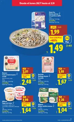 Lidl catálogo MAD │ válido desde el 28.07.2025 | Página: 5 | Productos: Queso de vaca, Queso, Yogur, Cuna