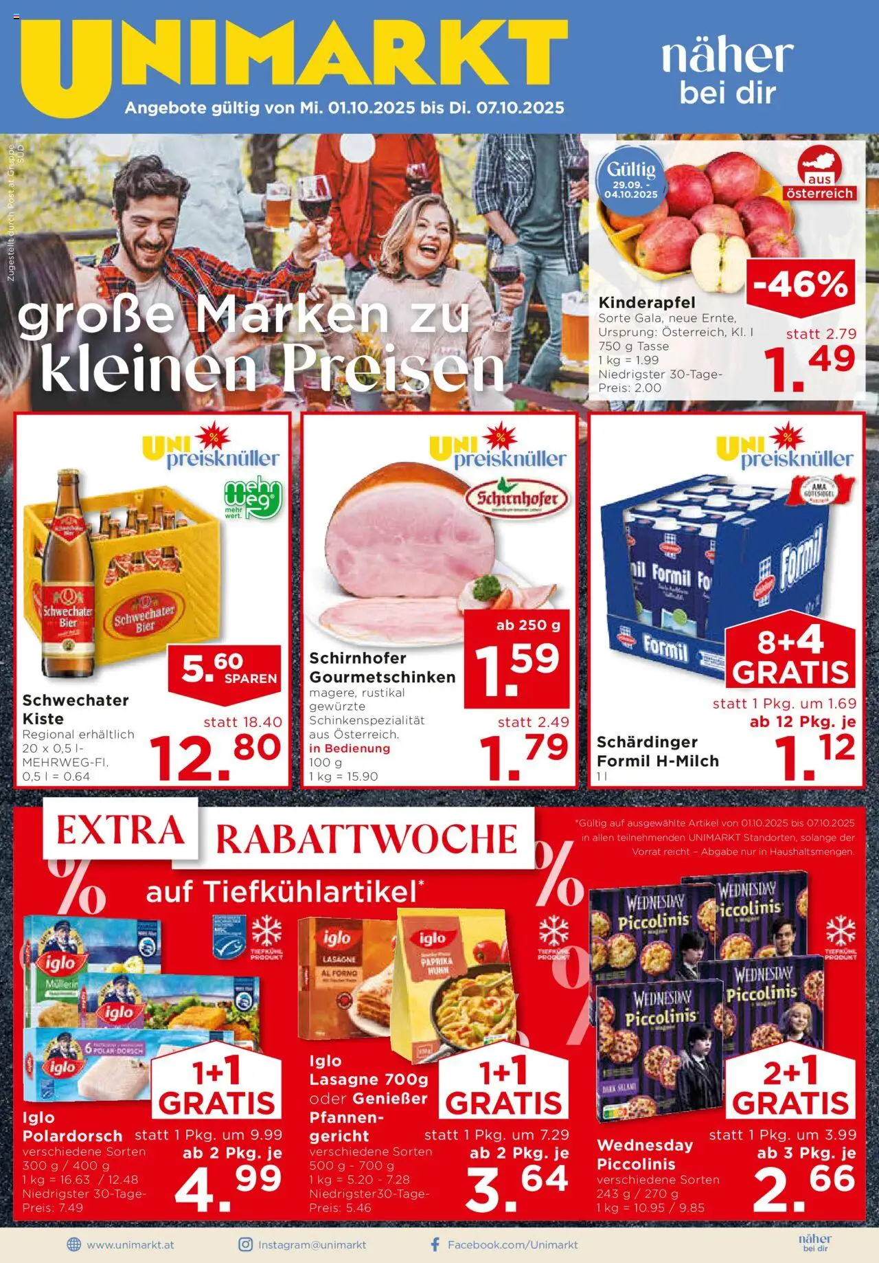 Unimarkt Süd gültig ab 01.10.2025 | Seite: 3 | Produkte: Bier