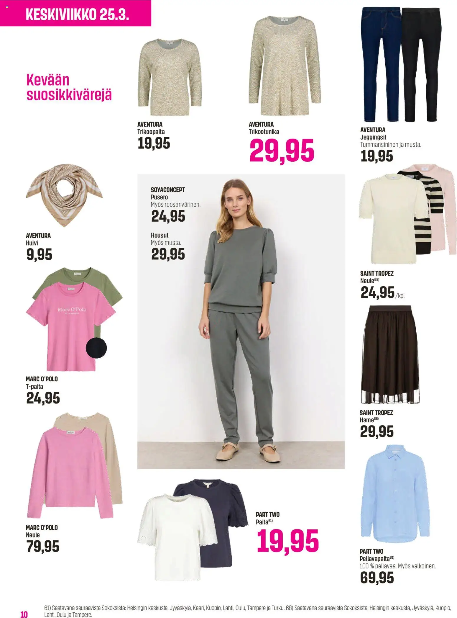 Sokos tarjoukset - Emotion 3plus1 – voimassa 25.03.2026 alkaen | Sivu: 10 | Tuotteet: Pusero, Housut, Huivi, Neule