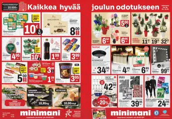 Minimani-mainoslehti voimassa 10.12.2025 alkaen