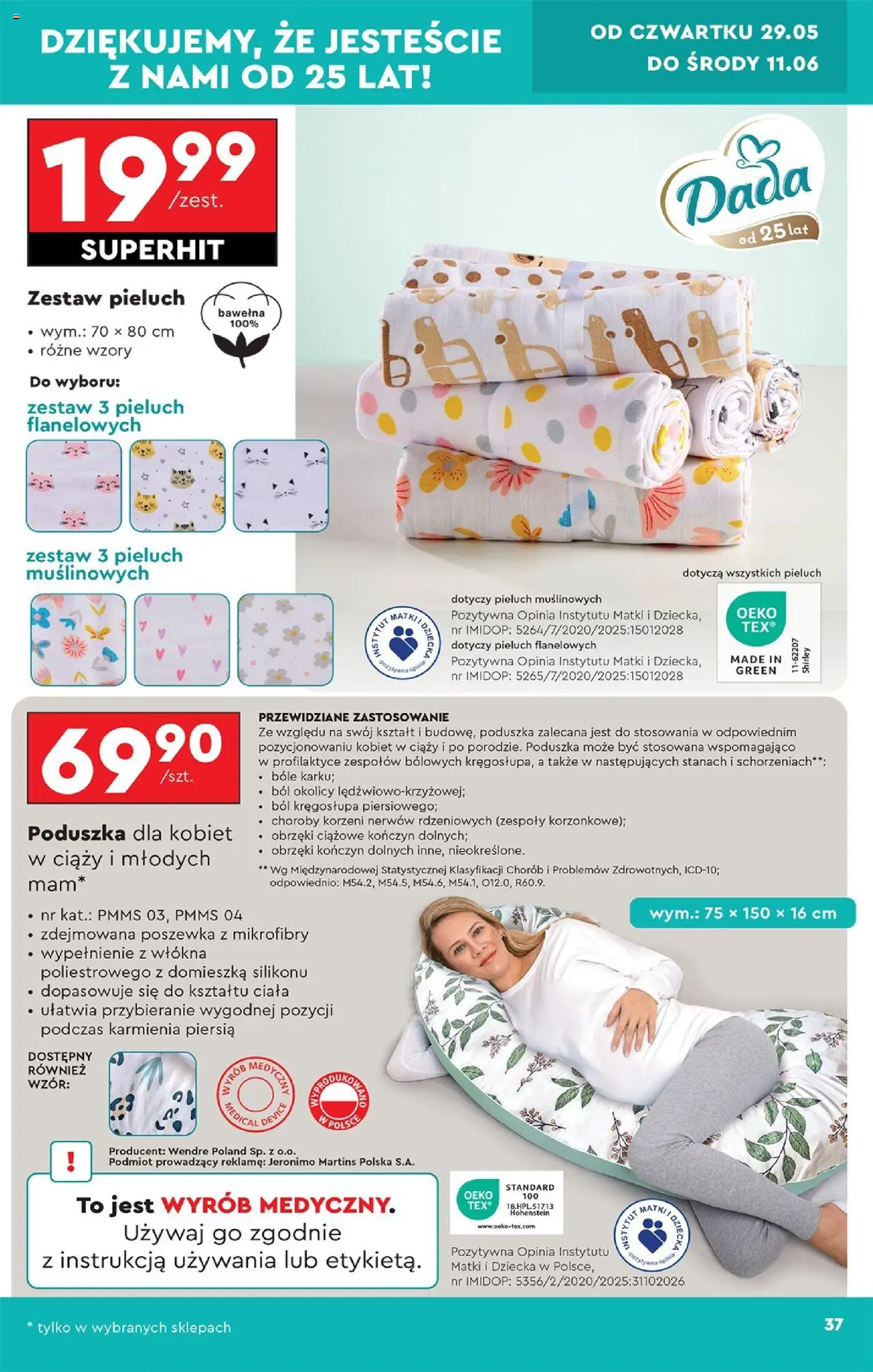 Biedronka gazetka - Okazje tygodnia od 24.05.2025 | Strona: 39 | Produkty: Klapki