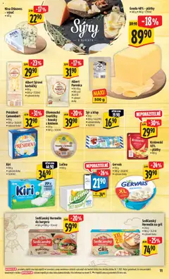 Albert leták - Hypermarket od 23.07.2025 | Strana: 19 | Produkty: Sýr, Sýry, Hermelín na gril, Niva