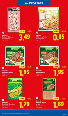 Volantino Lidl del 28.08.2025 | Pagina: 7 | Prodotti: Crocchette, Basilico, Zucchine, Totano
