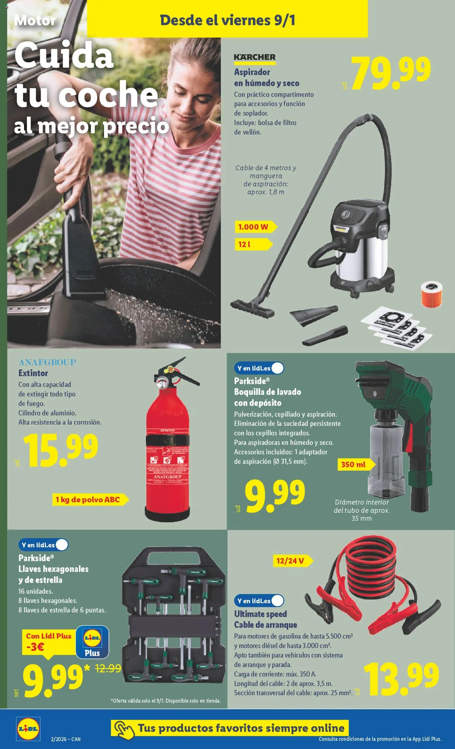 Lidl - Canarias │ válido desde el 05.01.2026 | Página: 14 | Productos: Polvo, Bolsa, Adaptador, Aspirador