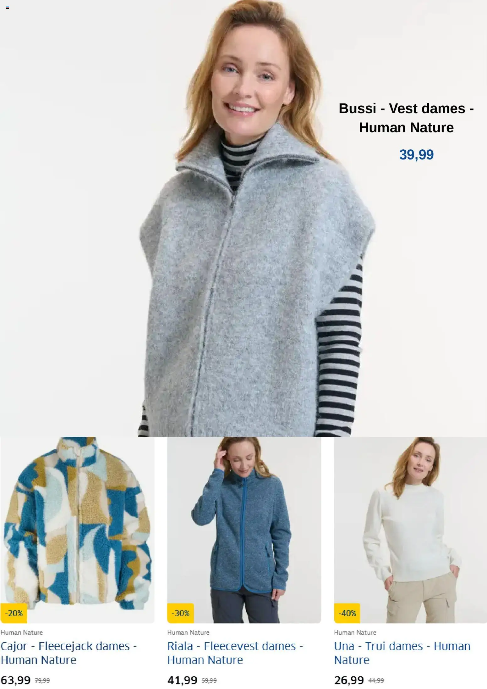 {H1} | Pagina: 3 | Producten: Vest, Trui